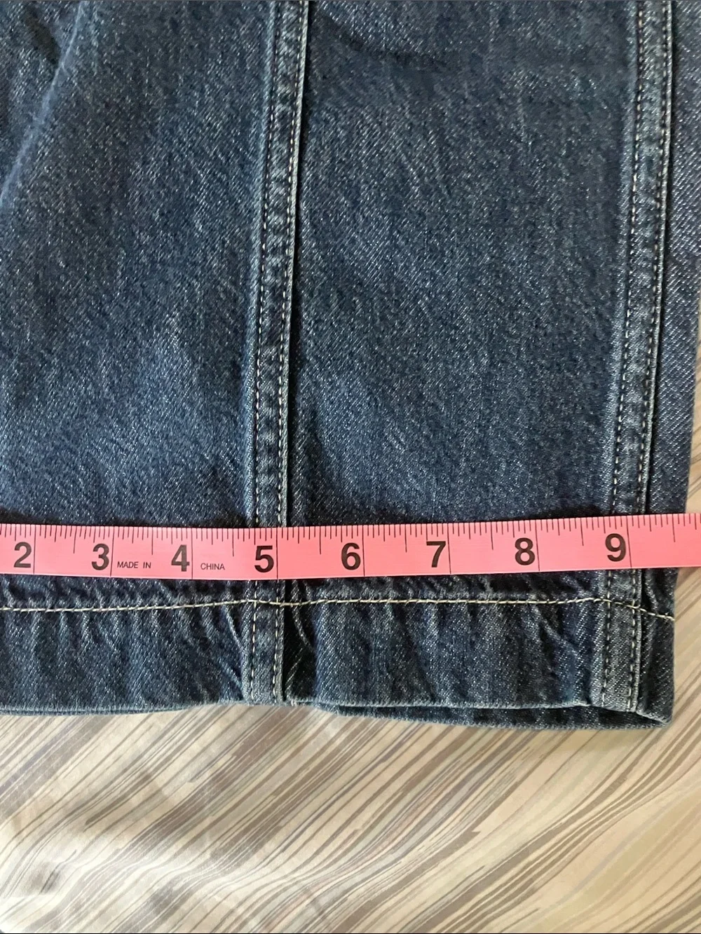 MADEWELL The Perfect Vintage Wide-Leg Trouser Jean Dark Blue Pleats Size 26 NWT
